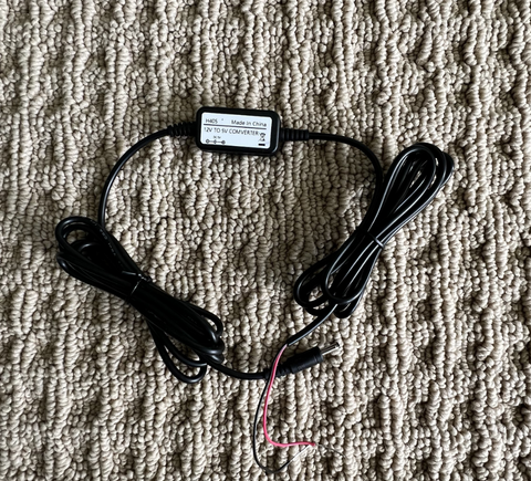 PC07 - SH04 Hardwared Camera Charging Cable, converting 12V to 5V